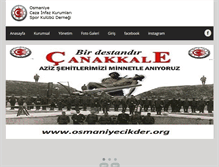 Tablet Screenshot of osmaniyecikder.org